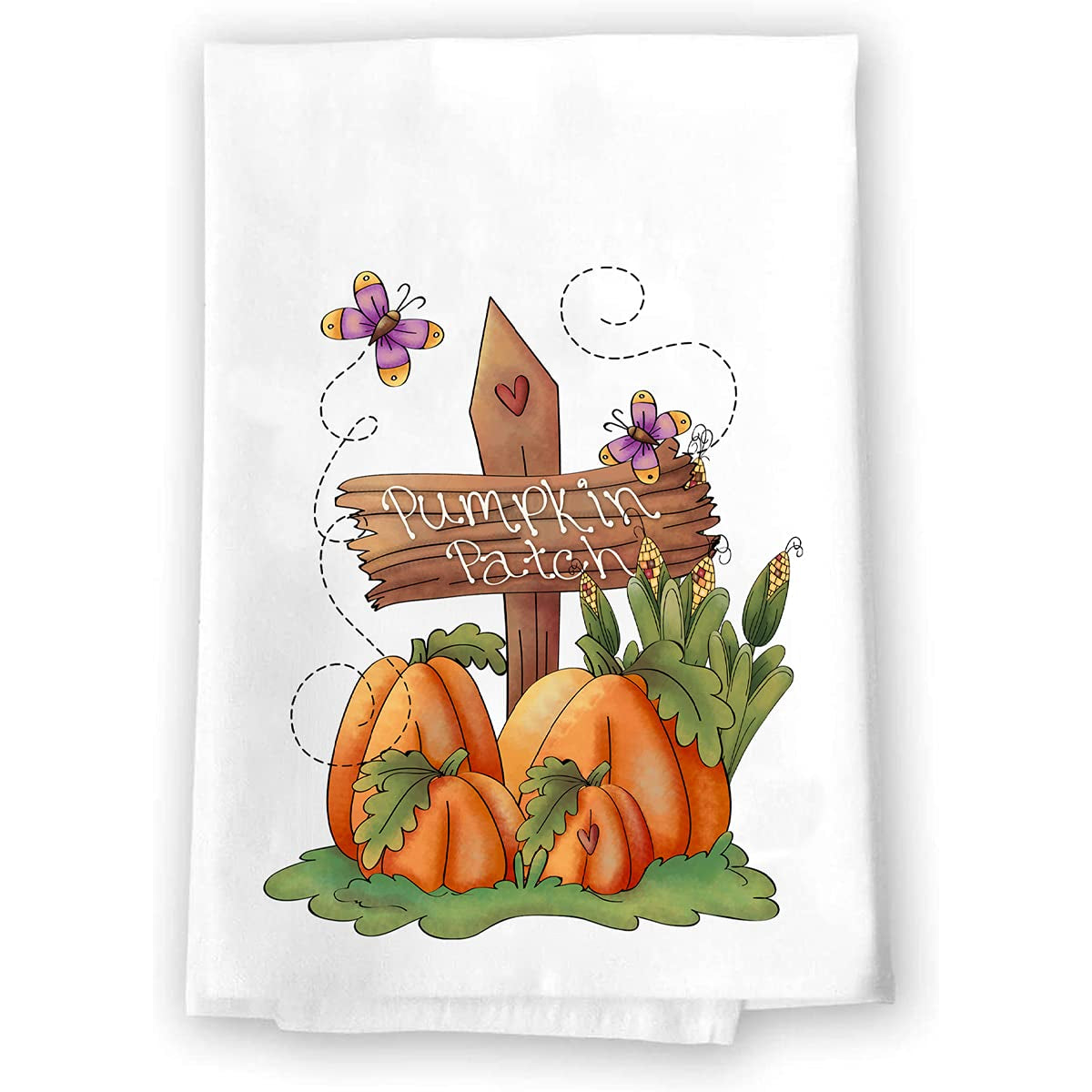 Fall Decor | Fall Decorations Kitchen Towels | Fall Hand Towels for Bathroom | Pumpkin Decor | Autumn Table Decorations | Harvest Thanksgiving Halloween Gnomes