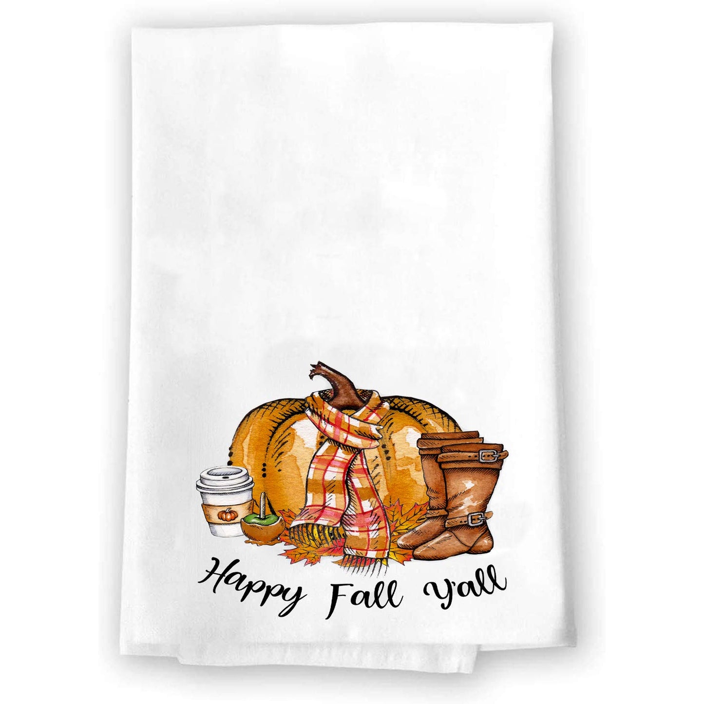 Fall Decor | Fall Decorations Kitchen Towels | Fall Hand Towels for Bathroom | Pumpkin Decor | Autumn Table Decorations | Harvest Thanksgiving Halloween Gnomes