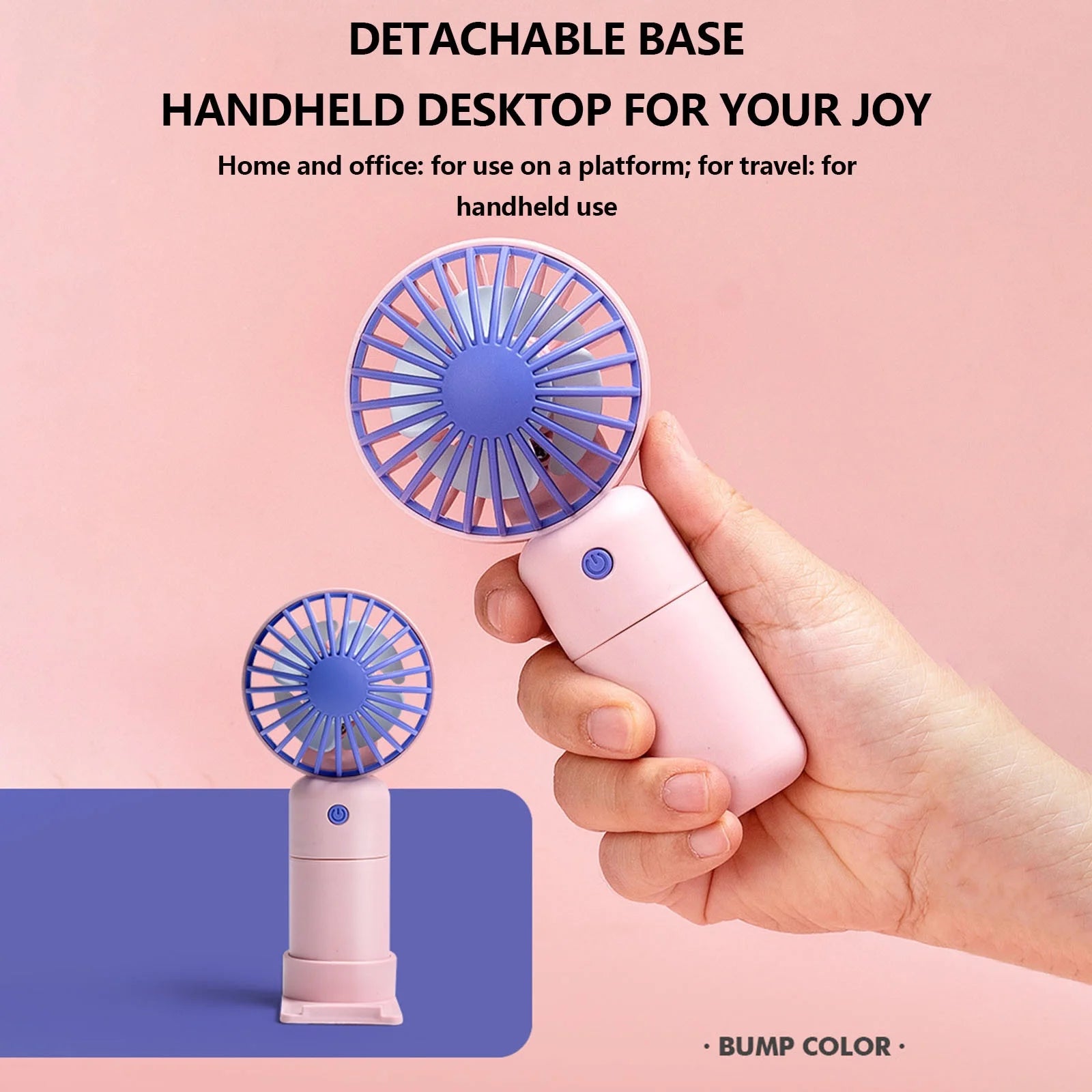 Mini Mute Small Fan Portable Small Fan Outdoor Small Fan Desktop Small Fan Pocket Fan USB Charging Small Fan